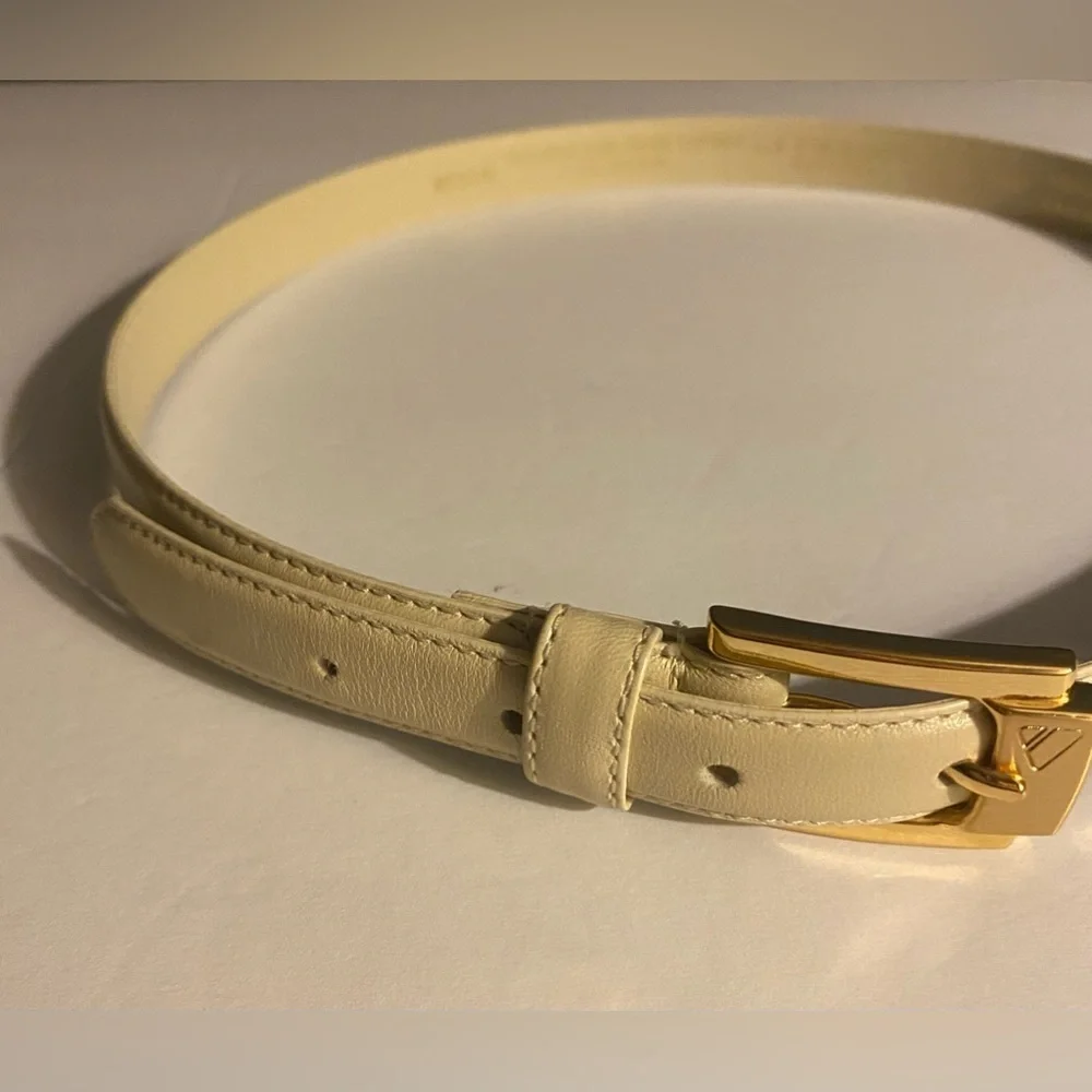 Liz Claiborne belt, Full grain Semi Aniline, Leather, Sz M,Closet staple,Neutral